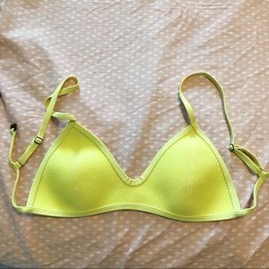 Triangl Swimsuit Top | Neon Yellow